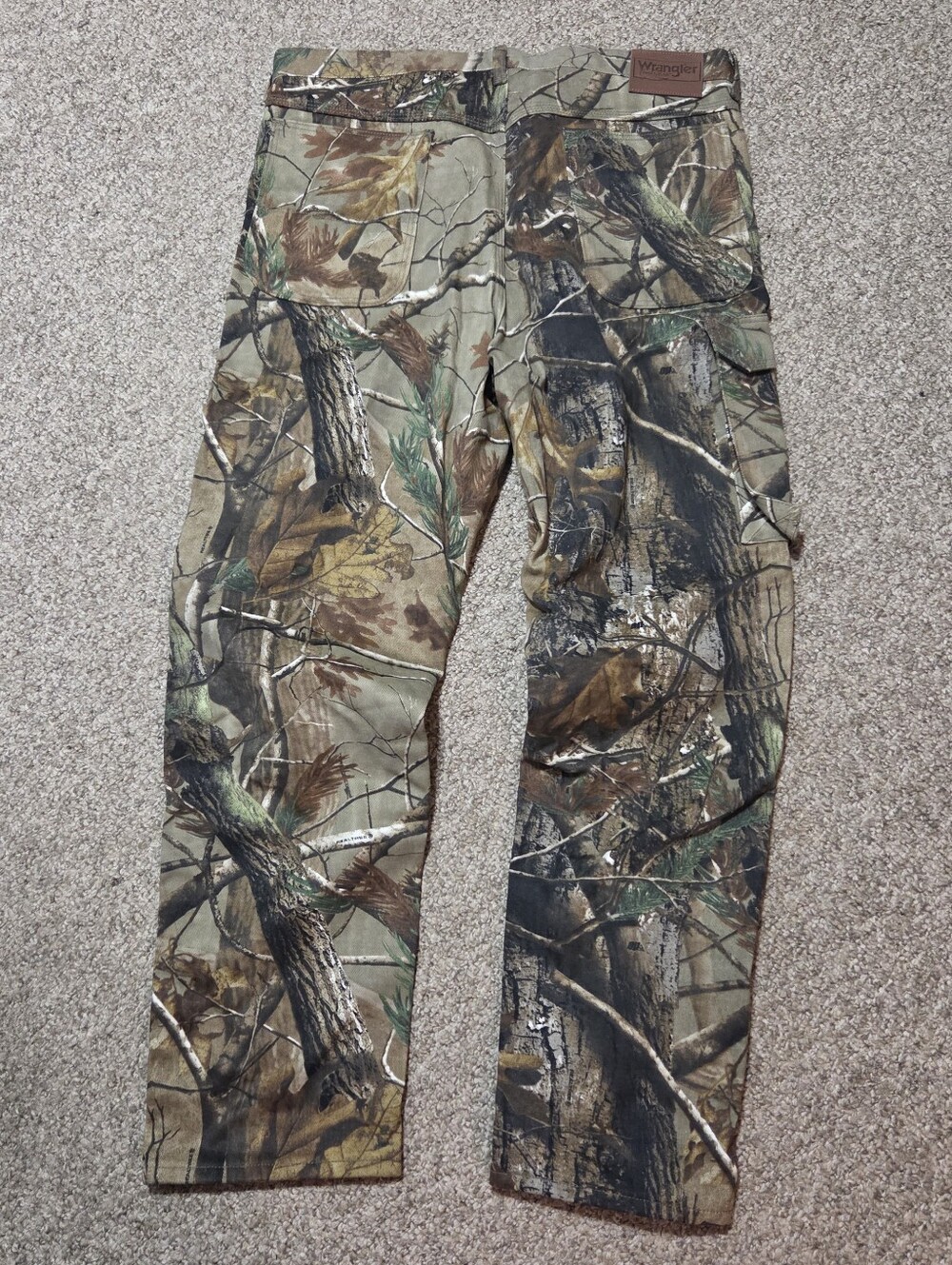 Wrangler Realtree Camo Cargo Hunting Pants Jeans 40x33